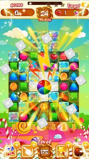 Play Sweet candy garden as an online game Sweet candy garden with UptoPlay