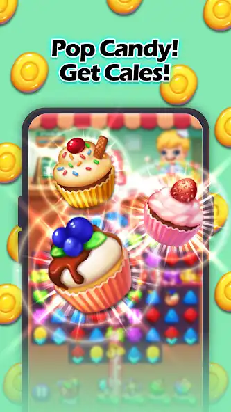Play Sweet Candy POP: Match 3 as an online game Sweet Candy POP: Match 3 with UptoPlay