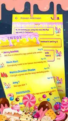 Play Sweet Candy Sugar SMS Theme