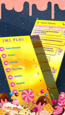 Play Sweet Candy Sugar SMS Theme