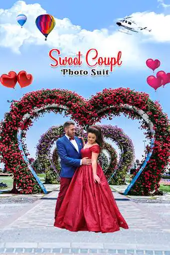Play Sweet Couple Photo Suit: Love Couple Photo Suit as an online game Sweet Couple Photo Suit: Love Couple Photo Suit with UptoPlay