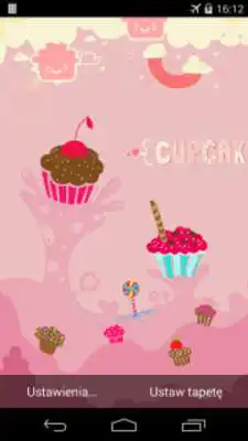 Play Sweet Cupcake Live Wallpaper