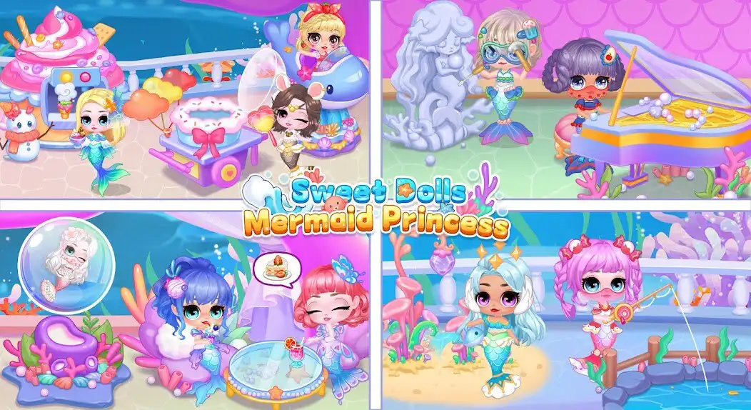 Play Sweet Dolls：Mermaid Princess  and enjoy Sweet Dolls：Mermaid Princess with UptoPlay