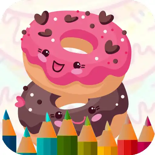 Play sweet donut coloring game APK Play sweet donut coloring game APK