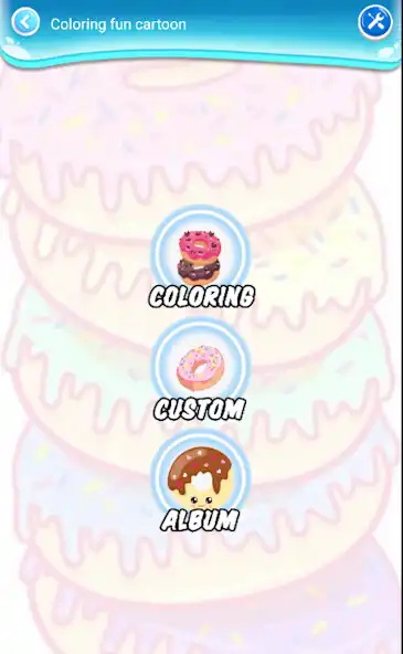 Play sweet donut coloring game  and enjoy sweet donut coloring game with UptoPlay
