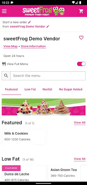 Play sweetFrog® as an online game sweetFrog® with UptoPlay