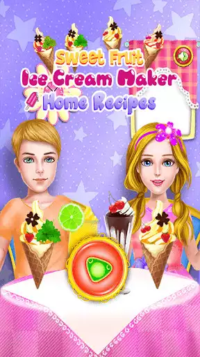Play Sweet fruit ice cream maker home recipe  and enjoy Sweet fruit ice cream maker home recipe with UptoPlay