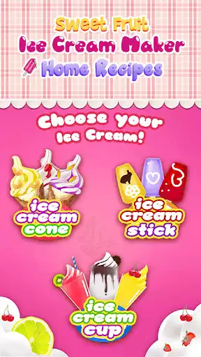Play Sweet fruit ice cream maker home recipe as an online game Sweet fruit ice cream maker home recipe with UptoPlay