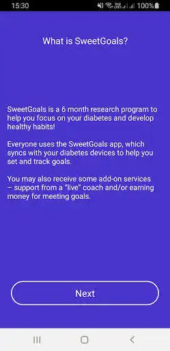Play SweetGoals for T1D as an online game SweetGoals for T1D with UptoPlay