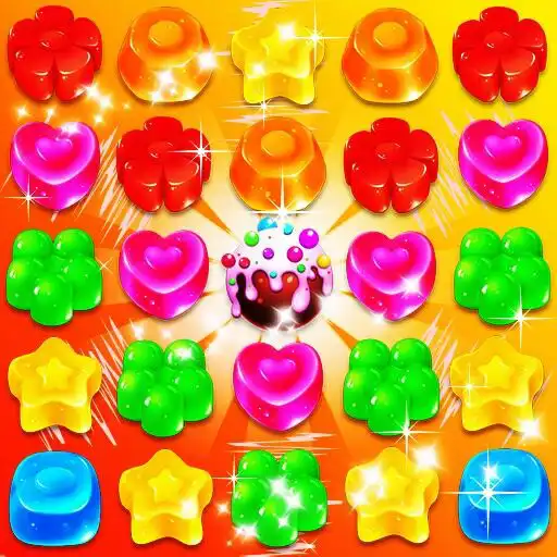 Play Sweet jelly garden blast APK