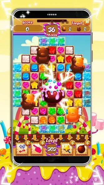 Play Sweet jelly garden blast as an online game Sweet jelly garden blast with UptoPlay