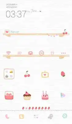 Play Sweet love Dodol Theme