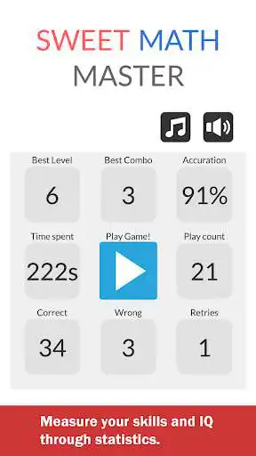 Play Sweet Math Master - Brain Training  and enjoy Sweet Math Master - Brain Training with UptoPlay