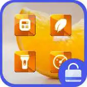 Free play online Sweet Orange Locker theme APK