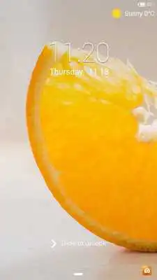 Play Sweet Orange Locker theme Play Sweet Orange Locker theme