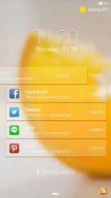 Play Sweet Orange Locker theme Play Sweet Orange Locker theme
