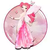 Free play online Sweet Pink Angel Theme APK