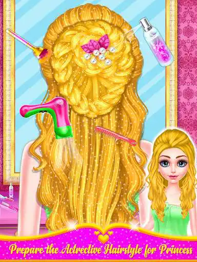 Play APK Sweet Princess Hair Do Design - Hair Stylist Games  and enjoy Sweet Princess Hair Do Design - Hair Stylist Games using 