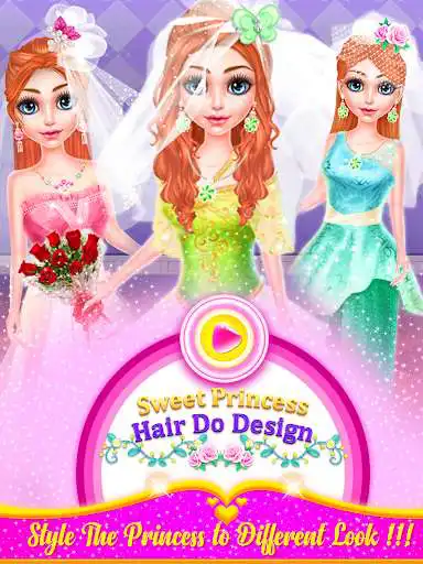 Play APK Sweet Princess Hair Do Design - Hair Stylist Games  and enjoy Sweet Princess Hair Do Design - Hair Stylist Games using 