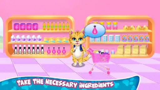 Play Sweet Rainbow Kitty Cookies as an online game Sweet Rainbow Kitty Cookies with UptoPlay