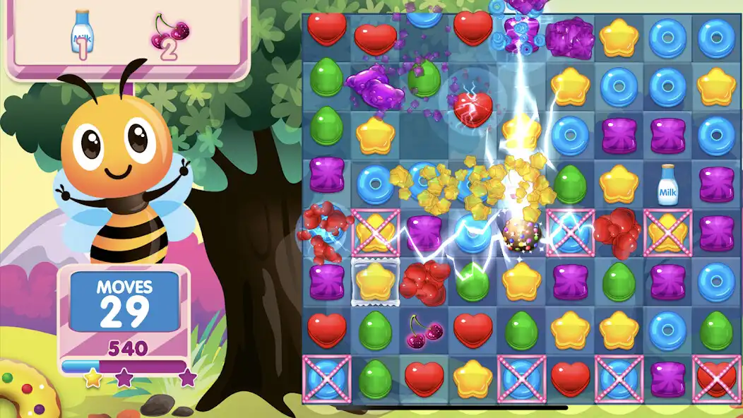 Play Sweet Rush Match 3 as an online game Sweet Rush Match 3 with UptoPlay