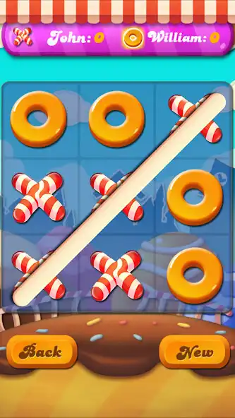Play Sweet Tic Tac Toe as an online game Sweet Tic Tac Toe with UptoPlay