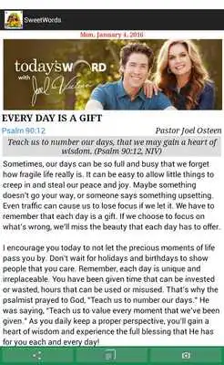 Play SweetWords - Devotional