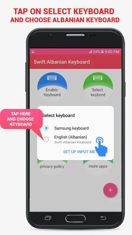 Play Swift Albanian Keyboard