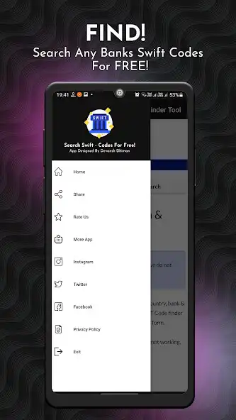 Play SWIFT Code - Search  Finder Tool as an online game SWIFT Code - Search  Finder Tool with UptoPlay