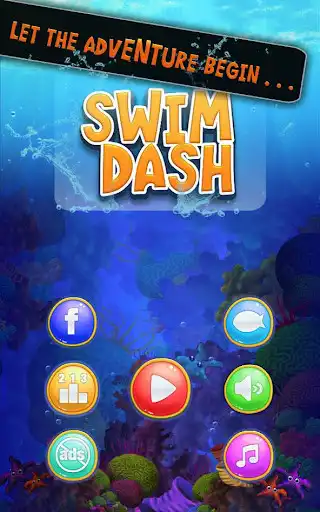 Swim Dash - Undersea Adventure online game with UptoPlay