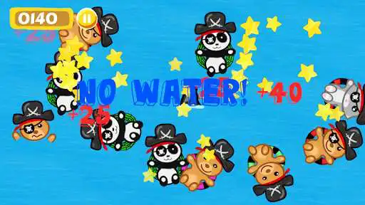 Play Swimming kitten, panda & teddy  and enjoy Swimming kitten, panda & teddy with UptoPlay