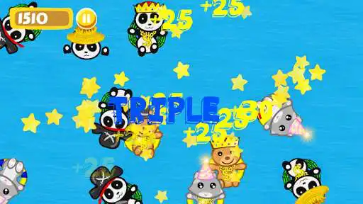 Play Swimming kitten, panda & teddy as an online game Swimming kitten, panda & teddy with UptoPlay