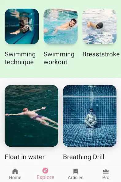 Play Swimming Lessons: Workout Plan  and enjoy Swimming Lessons: Workout Plan with UptoPlay