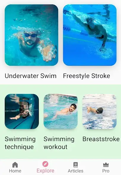 Play Swimming Lessons: Workout Plan as an online game Swimming Lessons: Workout Plan with UptoPlay