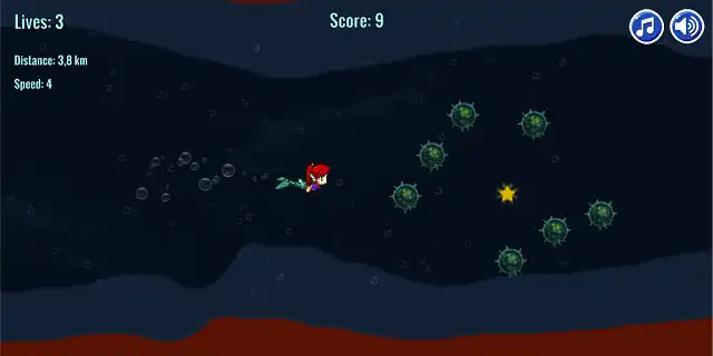 Play Swimming Mermaid as an online game Swimming Mermaid with UptoPlay
