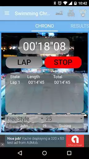 Play Swimming StopWatch free