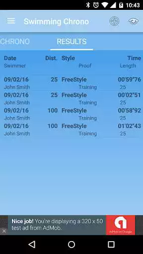 Play Swimming StopWatch free