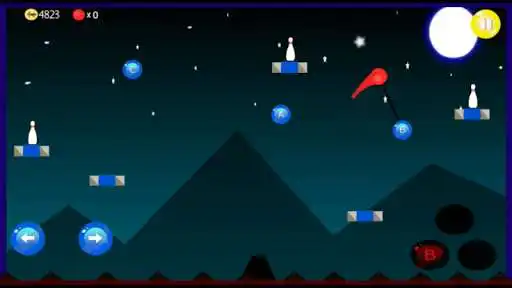 Play Swing Bowling : Wacky Collisions as an online game Swing Bowling : Wacky Collisions with UptoPlay