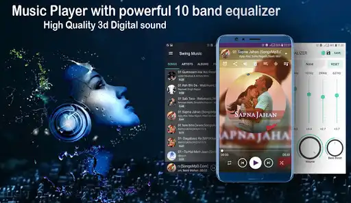 Play Swing Music MP3 Player & 10 Band Equalizer  and enjoy Swing Music MP3 Player & 10 Band Equalizer with UptoPlay