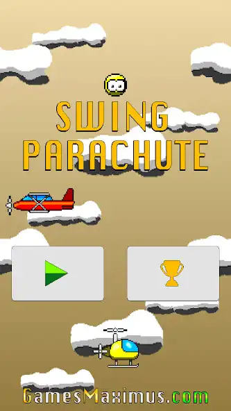 Play Swing Parachute sky racing as an online game Swing Parachute sky racing with UptoPlay