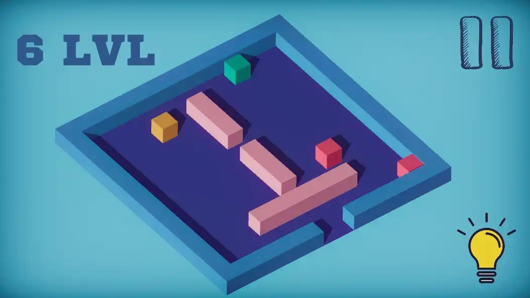 Play Swipe Away:Cubes Trip as an online game Swipe Away:Cubes Trip with UptoPlay