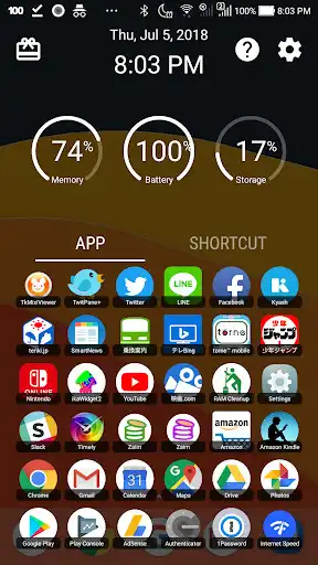 Play APK Swipe Launcher  and enjoy Swipe Launcher with UptoPlay com.lufesu.swipe_launcher