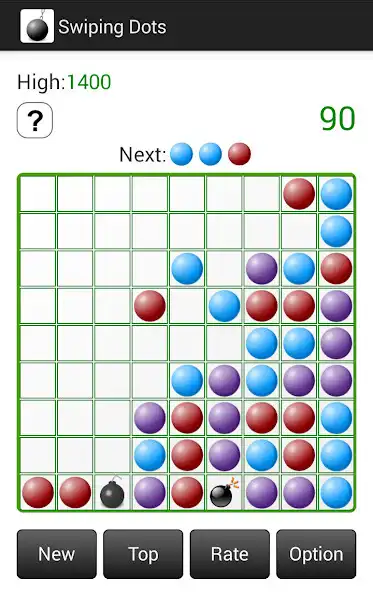 Play Swiping Dots as an online game Swiping Dots with UptoPlay