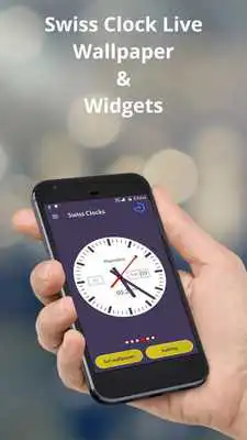 Play Swiss Clock Live wallpaper  widgets