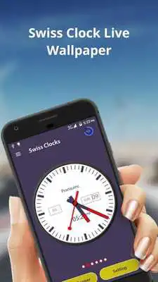 Play Swiss Clock Live wallpaper  widgets