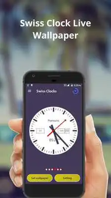 Play Swiss Clock Live wallpaper  widgets
