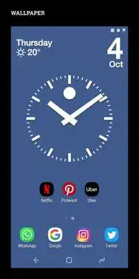 Play SwissClock Wallpaper and Widget