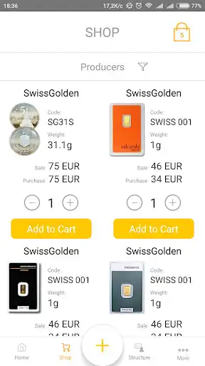 Play SwissGold Market as an online game SwissGold Market with UptoPlay