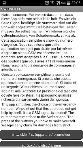 Play APK SWISS HELP Emergency Call and enjoy SWISS HELP Emergency Call with UptoPlay appinventor.ai_DavideDellomonaco.SWISSHELP Play APK SWISS HELP Emergency Call and enjoy SWISS HELP Emergency Call with UptoPlay appinventor.ai_DavideDellomonaco.SWISSHELP