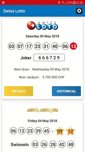 Play Swiss Lotto  and enjoy Swiss Lotto with UptoPlay